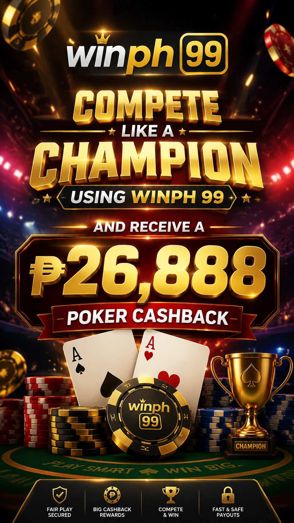 Poker scene for Filipino mobile players at winph.help
